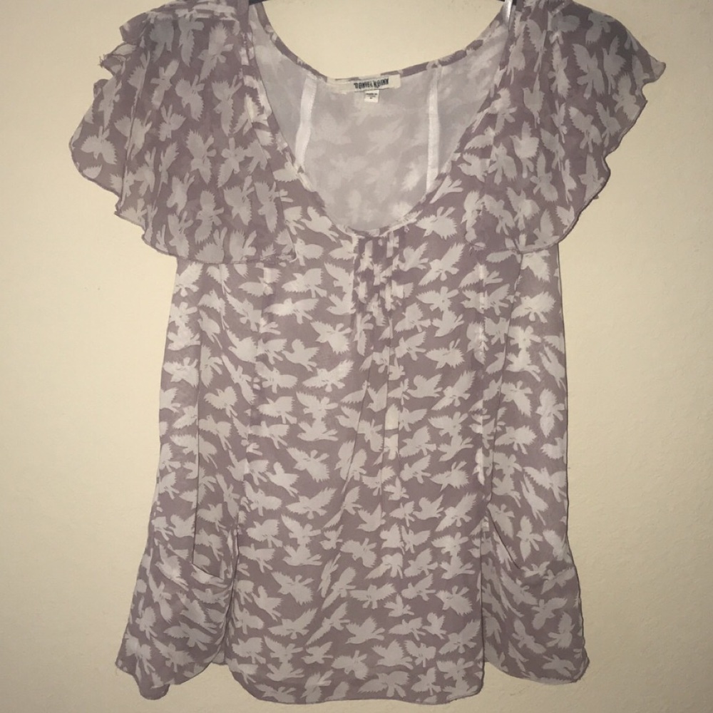 Lavender coloured blouse